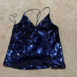 Zara sequin tank